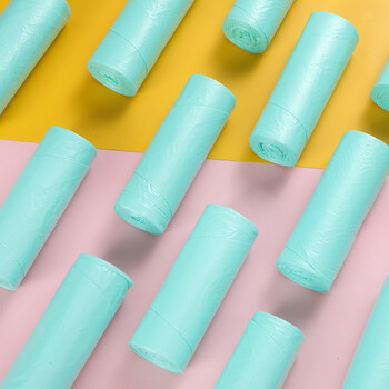 环舟可降解垃圾袋加厚平口玉米淀粉垃圾袋环保生物降解垃圾袋蓝色45*50/120只