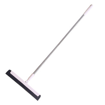 金诗洛 不锈钢地刮魔法扫把 干湿两用卫生间地板瓷砖刮水器 工厂酒店保洁使用工具 米色 K504