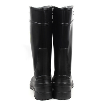 安美尚（ams） SC-11-99 三防全黑耐酸碱水鞋 劳保中高筒防水防油防化水定做 40# 5双