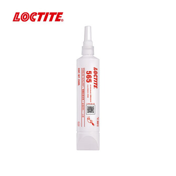 乐泰/loctite 565 管螺纹密封强力胶 UL认证耐高温低强度金属粗螺牙液压管道密封膏状胶水米白色 250ml 1支
