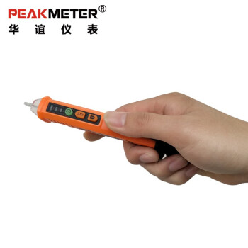 华谊PEAKMETER PM8909 智能非接触电压探测笔声光报警试电笔 定做 1台