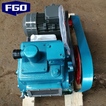 FGO 双级旋片式真空泵 高真空 功率1.5kw 风冷 380V 2X-15A 