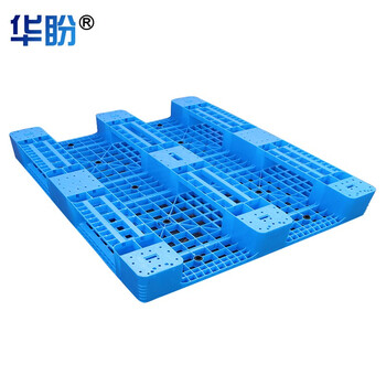 华盼HP-669仓储物流塑料托盘货架垫板防潮栈板叉车搬运载货托盘川字高脚网格托盘1200*1200*160mm 单位：个