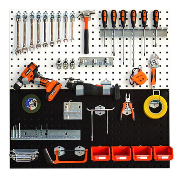 时通重型五金工具柜铁皮柜配件多功能零件柜挂钩单斜挂钩50mm
