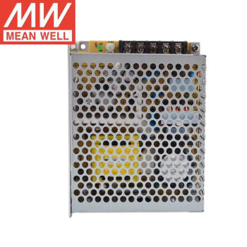 明纬（MEANWELL）RS-75-12 单组输出高性能工控电源适配器 明纬开关电源12V