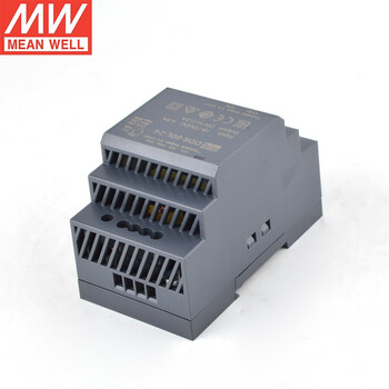 明纬 MEANWELL DDR-60L-24导轨型DC-DC转换器超薄18-75V输入(60W左右)24V2.5A输出