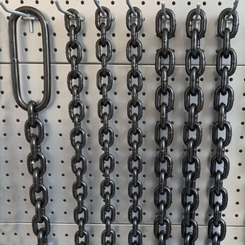 链工G80级锰钢起重葫芦链条高强度起重链条6-16mm高温耐磨起重链条可定制 16mm单米