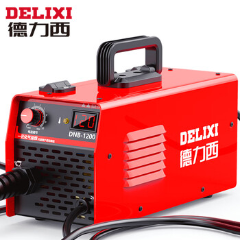 德力西二保焊机无气气保焊机一体机二氧化碳小型220V一元化迷你一体机DNB1200数显一机【无气豪华套餐】