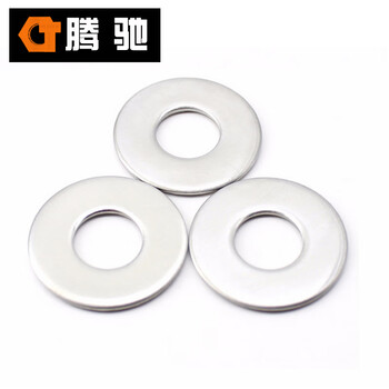 腾驰 CT 304 平垫 DIN125A 不锈钢密封垫圈 金属挡圈平圆螺丝垫片 M12（400支/盒）