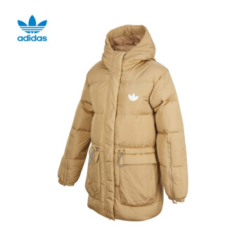 adidas original阿迪达斯三叶草女子fsh down puffer羽绒服gu1781 gu