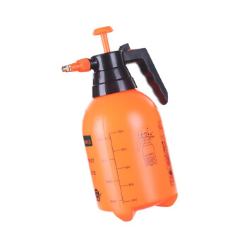 苏识 QJ0117 园艺喷洒水壶气压式喷雾器压力喷雾瓶 3L气压喷壶-橙色 20个/箱