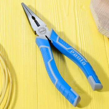 保拉(Paola) 钳子尖嘴钳6寸工业级发黑防锈 多功能尖口钳尖咀钳电工钳断线钳剪线钳6008