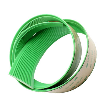 稳斯坦 WST4013 楼梯防滑条 防撞条 台阶包边贴条 地面PVC自粘压边条 3M背胶绿色一米