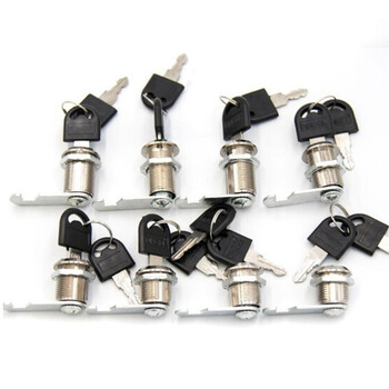 聚远JUYUAN更衣柜锁文件柜锁 柜子锁（5个╱包）16mm单开型5包起售