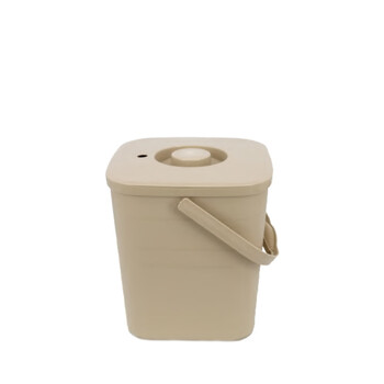 亿丽佳 带盖方形茶渣桶加厚塑料茶水桶茶叶垃圾桶废水桶7.8L 6件/组