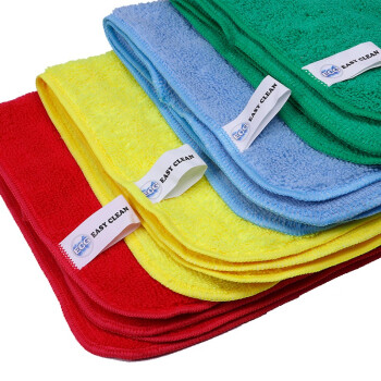 金易洁 微织纤维抹布 吸水不掉毛清洁巾 清洁耗材系列 VM-35G 绿色 1条