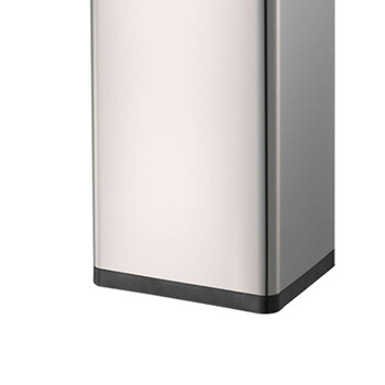 南 SF30-F03 南方方形环境桶 砂银钢 酒店宾馆套房果皮桶 商用厨房客厅垃圾桶 办公室用垃圾桶 容量30L