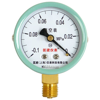 匡建仪表（CONJANT）Y-60压力表 径向指针式 水压表油压表气压表压力表 表盘直径60mm -0.1+0MPa