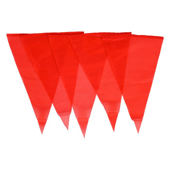 稳斯坦 W541 彩旗三角串旗 警示旗节庆开业工地旗 全红旗大号100米150面 