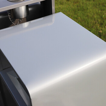 兰诗 LAUTEE CY-316 户外分类垃圾桶垃圾箱街道广场环保果皮箱灭烟灰桶 银灰色镀锌板