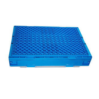 元汗K530-250玩具配件衣物可折叠收纳箱35升 透明蓝 整理盒储物箱车用置物箱 定制