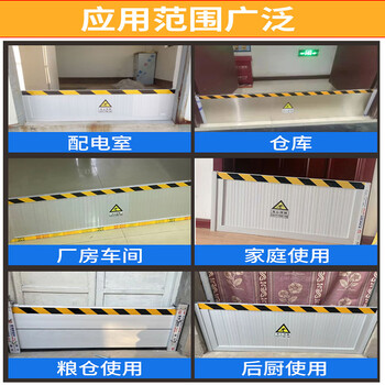 易航 挡鼠板铝合金配电室防鼠板机房幼儿园仓库学校家用防老鼠门档板尺寸定制