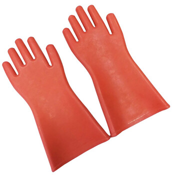 雷赢（LEIYING）12KV橡胶绝缘手套 防护手套