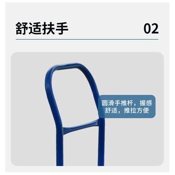 迈巍加厚平板车小手推车折叠手拉车拖车仓库拉货车搬运车承重1300斤可定制ME272