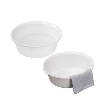 亿丽佳 清净系列塑料盆洗脸盆46cm（大号） 10件/组