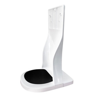 益美得 LSL333452 新款移动台置免接触洗手机支架立式皂液器小支架背板 经典款（白色）