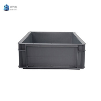 倍坚特 周转箱EU箱物流箱塑料箱400*300*120灰色无盖加厚欧标汽配收纳整理储物箱厂家直销