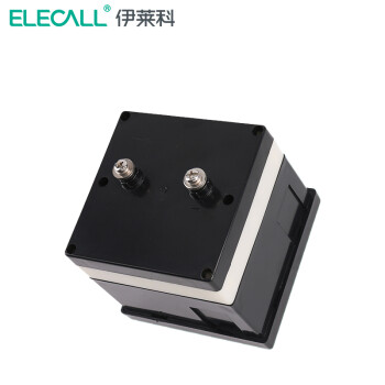 伊莱科(ELECALL)指针式 直流电流表 机械表头 6C2-3000A/75mv 黑白色 电流表2500A/4-20mA