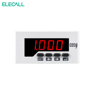 伊莱科(ELECALL)三相功率因数表ELE-3H51/61数显相位表 白色 可定制其他ELE-3H51，详询客服 7 
