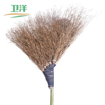卫洋 WYS-179手工扫把竹扫把 竹把小号黑皮无叶款5个装 物业环卫工厂用扫帚