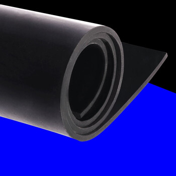 庄太太 1米*1米*5mm 丁晴耐油防滑减震黑色绝缘垫橡胶板ZTT-9047