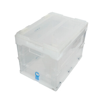 元汗K360-285玩具配件衣物可折叠收纳箱21升 透明白 整理盒储物箱车用置物箱 定制