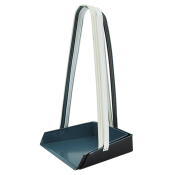 益美得 GJ0035 商用金属铁簸箕垃圾铲畚斗扒斗 大号彩铁高60cm