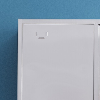 欧思泰不锈钢三门储物柜铁皮柜多门挂衣柜收纳柜办公柜杂物柜员工柜多门柜寄存包柜201