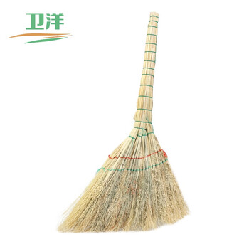 卫洋 小扫把 普通脱壳高粱扫把 学校工厂环卫小区物业单位手工清洁植物笤帚扫帚 1个装 WY-914