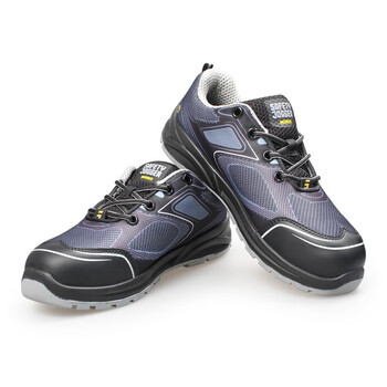 鞍琸宜CADOR S1P防砸防刺穿安全鞋低帮011102灰色39码1双装