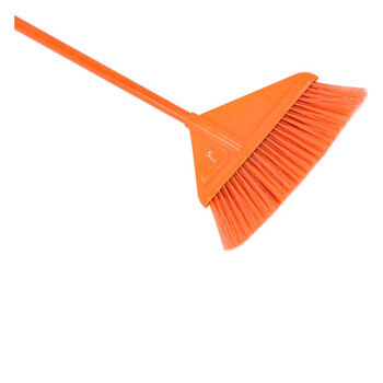 金诗洛 KSL223 塑料扫帚 (5把) 环卫清洁扫把 长柄杆 橘色