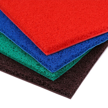 雅的 拉丝圈地毯垫工程防滑PVC迎宾地垫 宽1.8米*厚15mm长1米 灰色