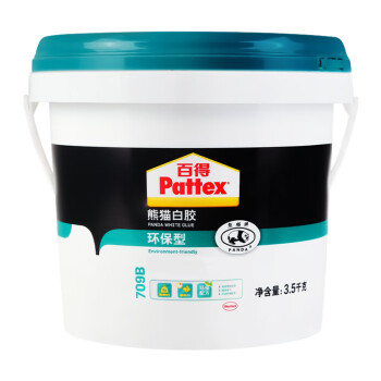 百得（Pattex） 熊猫白胶 白乳胶手工木工胶水 木材胶学生手工胶环保胶709B 3.5kg*4桶组合装