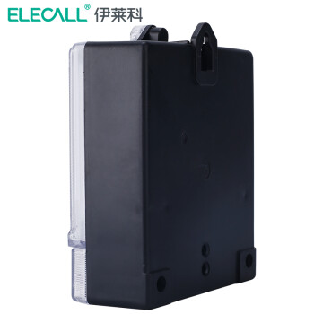 伊莱科(ELECALL)单相电表 电子式交流 出租屋电度表 普通款(2级精度) 透明色 10(40A)（建议出租房使用）