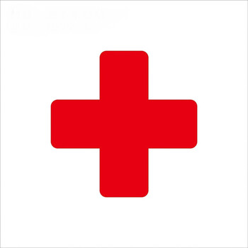 亿箬 警示6S四角定位贴 桌面定置标签标识 5S管理定位贴纸3*1cm 红色L型 100个/包 