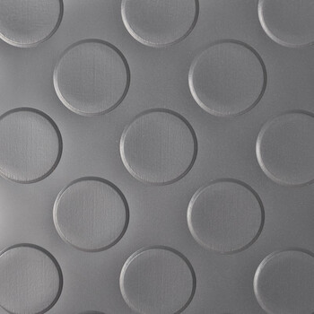 益美得 WSD0005 PVC地垫酒店工厂车间室外防滑地垫 普通1.5mm厚 铜钱灰1米宽*1米长