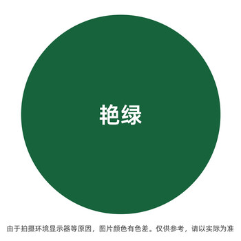 千居美 环氧面漆 防锈漆防腐树脂油漆金属漆耐酸碱管道重耐水游泳池涂料 25KG 艳绿色