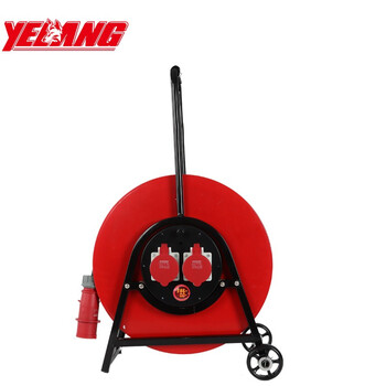 野狼 yelang 移动电缆盘IP44级工业专用线滚子YZW3*2.5+2*1.5mm²/100米 YL-V60CGS1-B22100