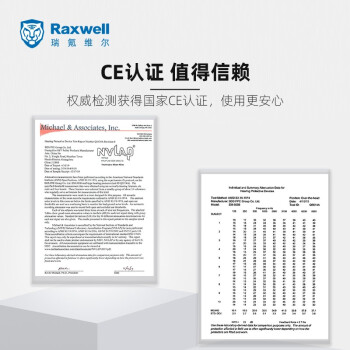 Raxwell降噪耳罩 专业防噪音 舒适型 SNR29db 1副装 RW7200