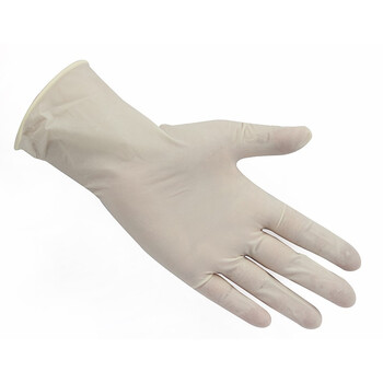 Ansell安思尔 4576无粉一次性橡胶手套实验乳胶清洁加厚手套100只/盒 奶白色L